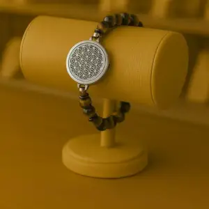 Bracelet Anti-Ondes & Scalaire Œil de Tigre